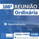 166ª Reunião Ordinária da Legislatura!