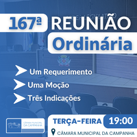 167ª Reunião da Legislatura