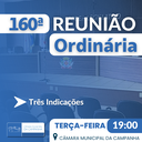 Hoje é dia Reunião da Câmara! Às 19h, via Facebook e Youtube, você pode acompanhar a Sessão Legislativa!